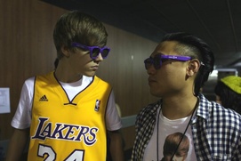 Une scène du film Justin Bieber: Never Say Never Une scène du film Justin Bieber: Never Say Never