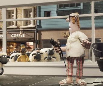 Une scène du film Shaun the Sheep