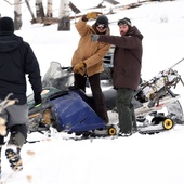 Une scène du film <em>Wind River</em>