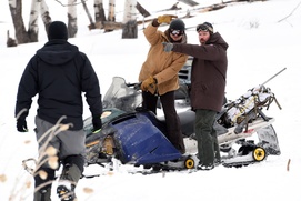 Une scène du film Wind River Une scène du film Wind River