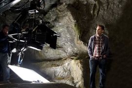 Sur le plateau du film Jack the Giant Slayer