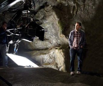 Sur le plateau du film Jack the Giant Slayer