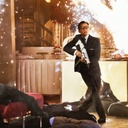 Une scène du film Kingsman: The Secret Service
