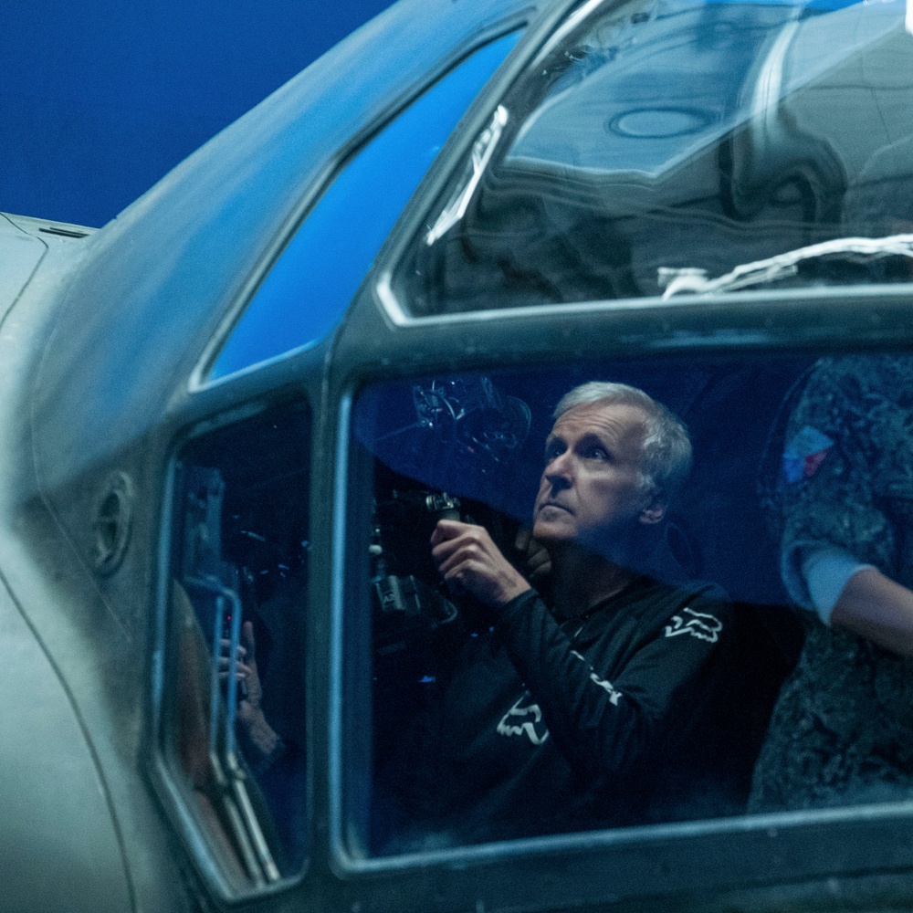 Sur le plateau du film Avatar: The Way of Water