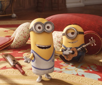 Une scène du film Minions