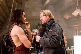 Sur le plateau du film John Carter