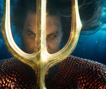 Une scène du film Aquaman and the Lost Kingdom