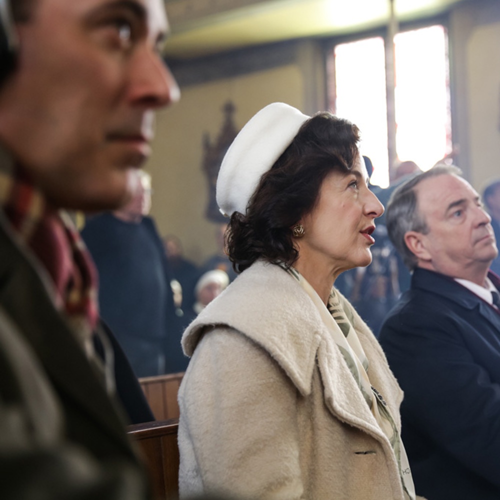 Sur le plateau de La passion d'Augustine