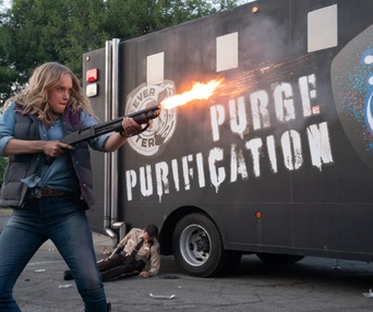 Une scène du film The Forever Purge