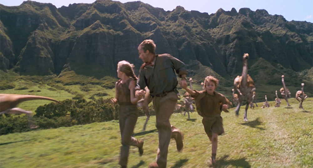 Une scène du film Jurassic Park