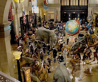 Scène du film Une nuit au musée