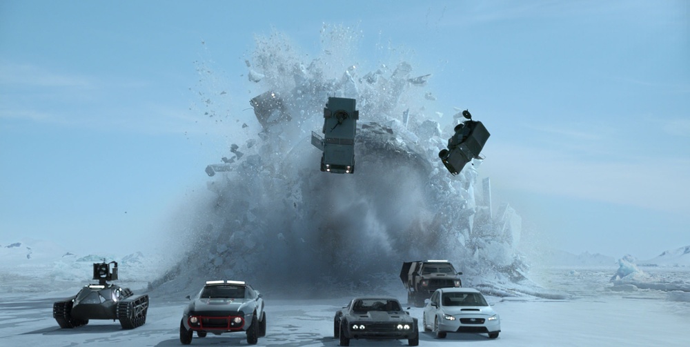 Une scène du film The Fate of the Furious