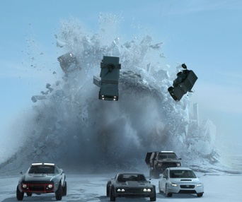 Une scène du film The Fate of the Furious