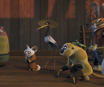Scène du film Kung Fu Panda