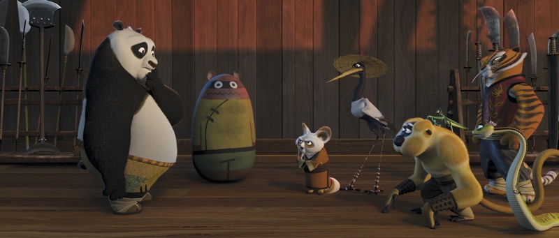 Scène du film Kung Fu Panda