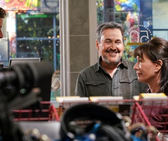 Le retour d'Un gars, une fille en tournage