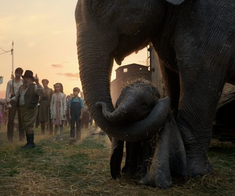 Une scène du film Dumbo