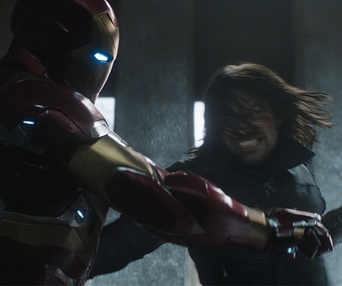 Une scène du film Captain America: Civil War