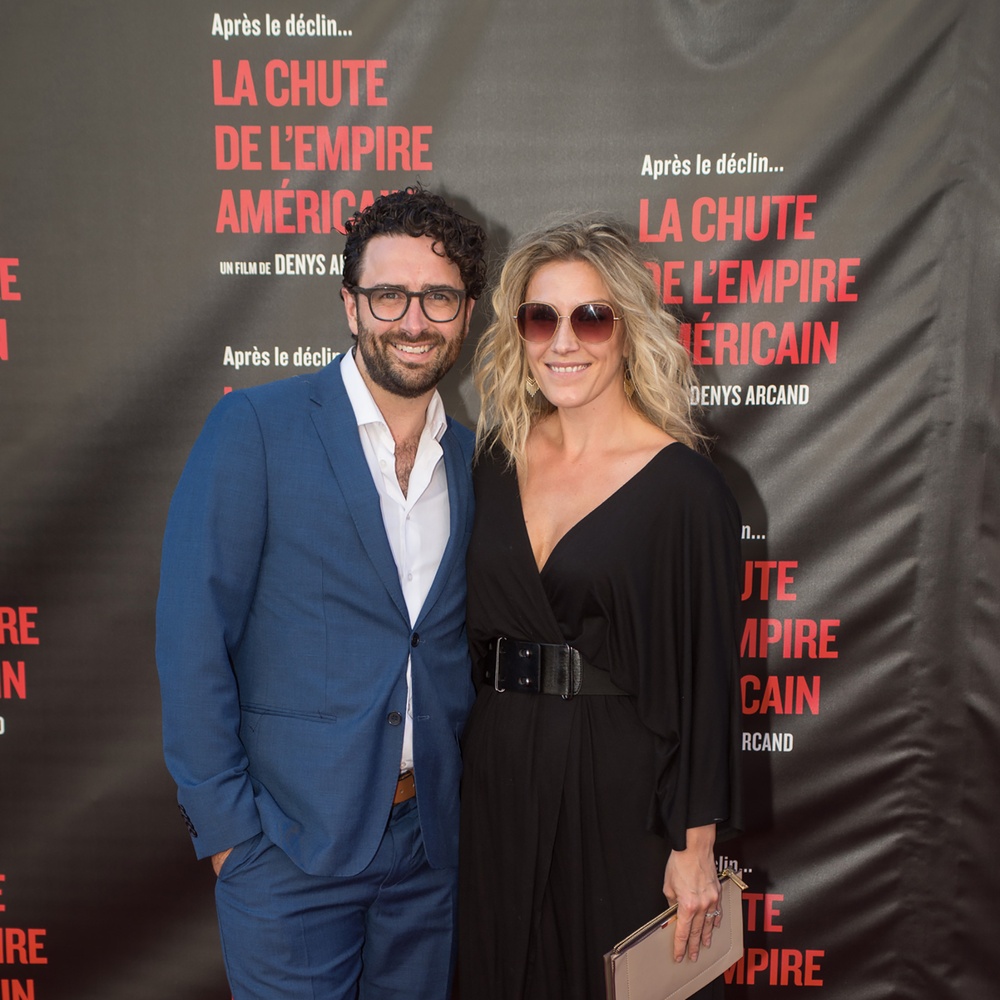 Tapis rouge du film La chute de l'empire américain