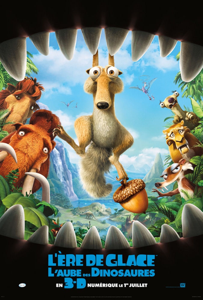 Galerie - Primeur : Nouvelle affiche en français de L'ère de glace : L'aube des dinosaures
