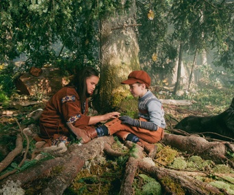 Une scène du film Jules au pays d'Asha