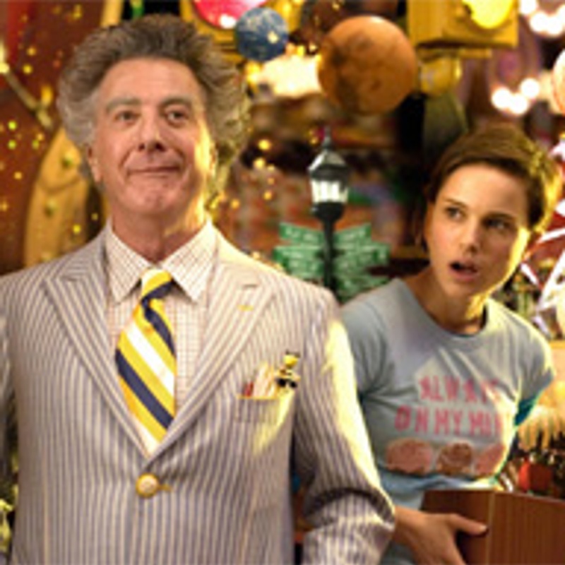 Dustin Hoffman et Natalie Portman dans Le merveilleux Emporium de M. Magorium