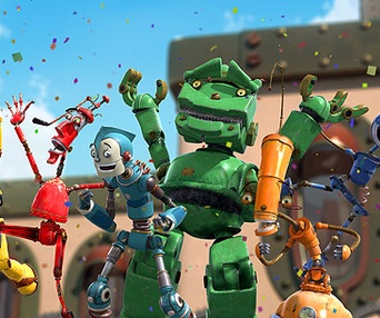 Scène du film Robots