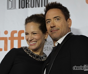 Sur le tapis rouge du film The Judge au TIFF