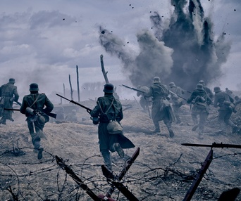 Une scène du film All Quiet on the Western Front
