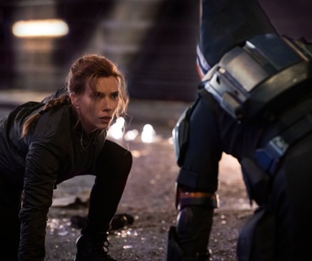 Une scène du film Black Widow