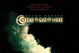 Affiche américaine du film Constantine