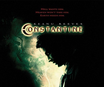 Affiche américaine du film Constantine