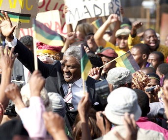 Une scène du film Mandela: Long Walk to Freedom
