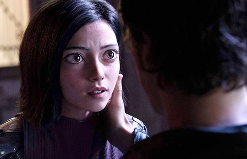 Une scène du film Alita : L'ange conquérant