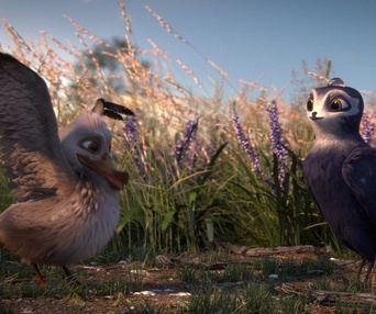 Une scène du film Manou the Swift