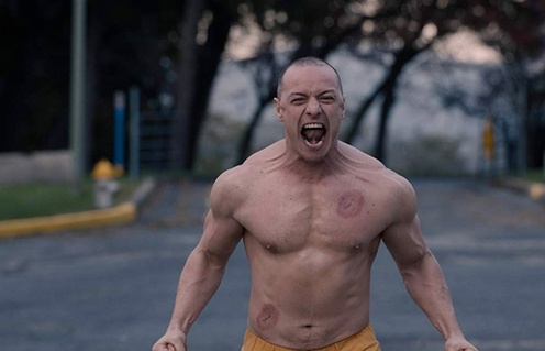 Une scène du film Glass