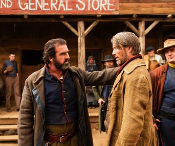 Une scène du film The Salvation