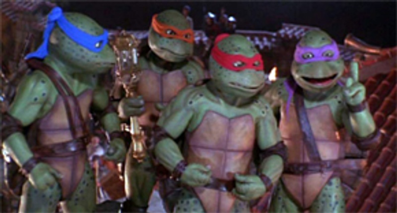 Une scène de Teenage Mutant Ninja Turtles III