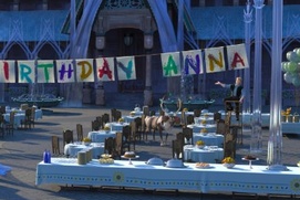 Une scène du film Frozen Fever