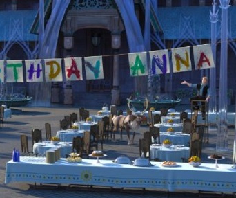 Une scène du film Frozen Fever