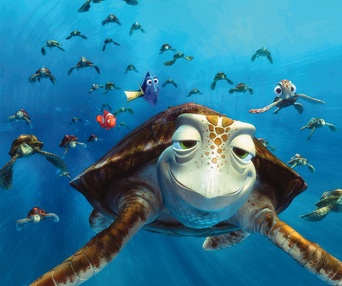 Une scène du film Finding Nemo