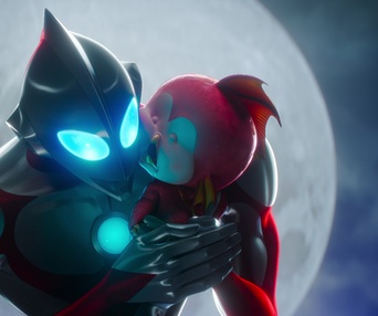 Une scène du film Ultraman: Rising