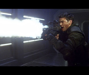Scène du film Doom