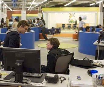 Une scène du film The Social Network