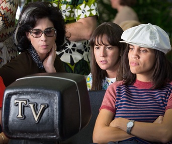 Une scène du film Battle of the Sexes