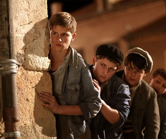 Une scène du film La nouvelle guerre des boutons