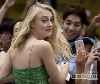 Sur le tapis rouge du film American Pastoral