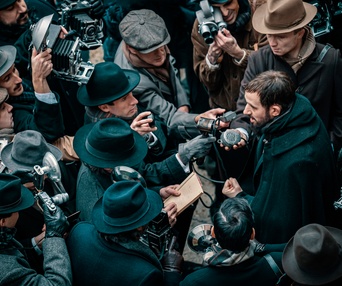 Une scène du film L'abbé Pierre - Une vie de combats