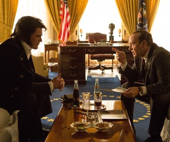 Une scène du film Elvis & Nixon