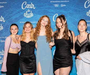 Images de la première du film Coeur de slush